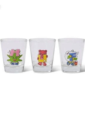 🫗 2023 HUF KAWAII CHARACTERS SHOT GLASS SET 🫗